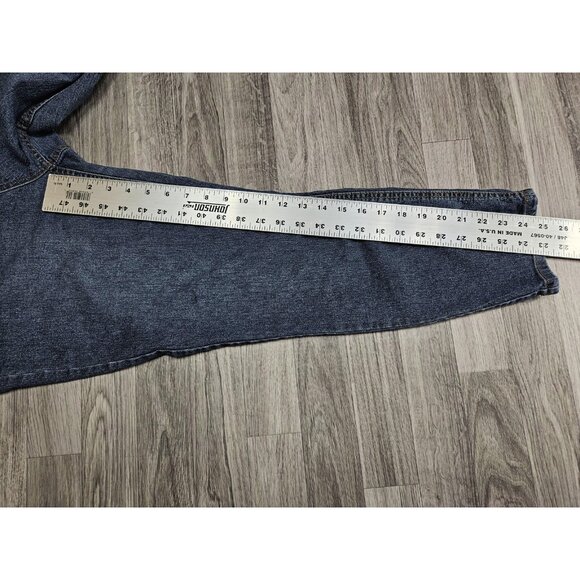 Natural Reflections Jeans Womens 14P Mid Rise Straight Leg Embroidered Pockets - Picture 10 of 12